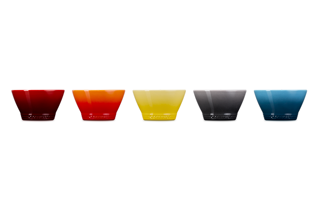 Le Creuset Stoneware Set of 5 Kolbe 300ml Bowls image number 4